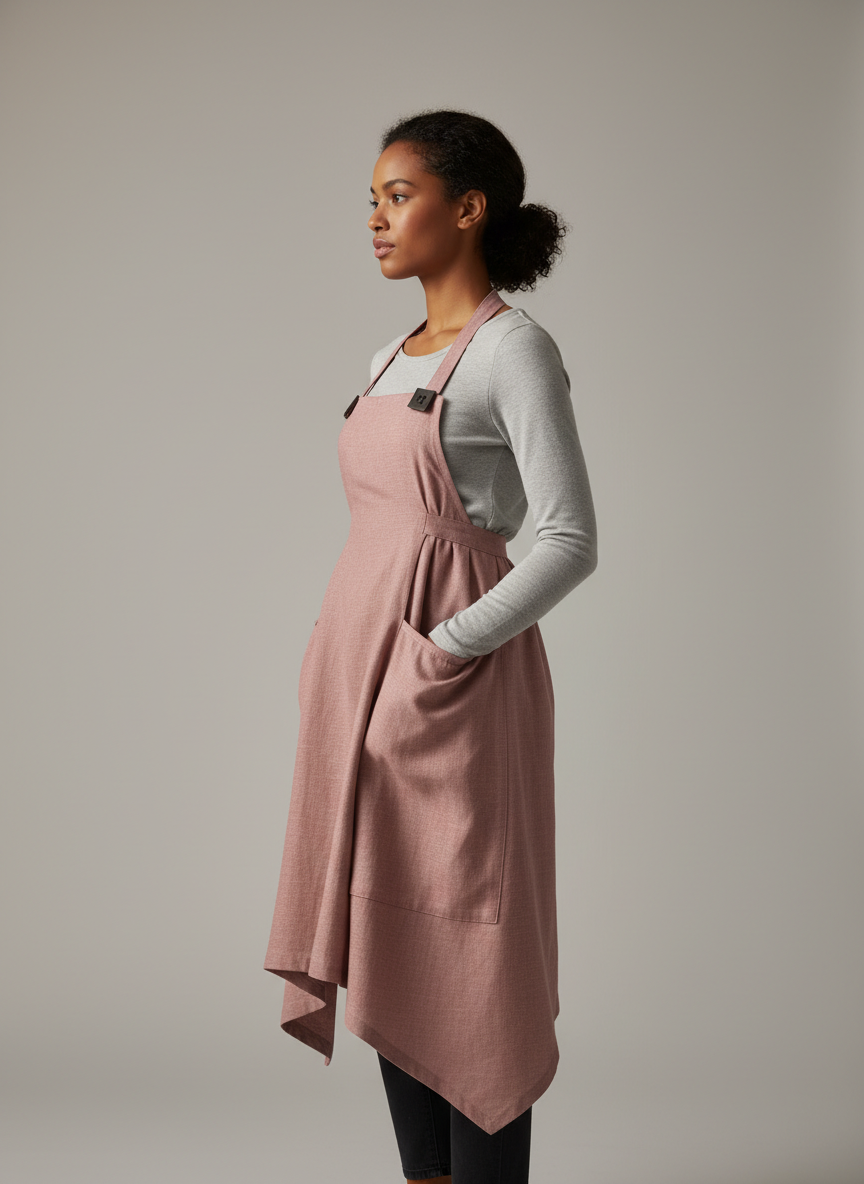 Side Gathered Apron