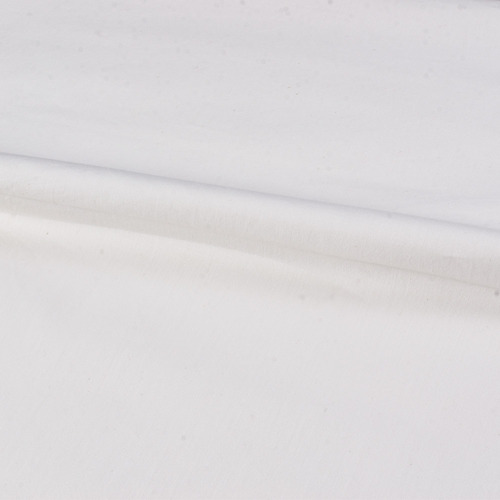 White Muslin Pure Cotton 92 GSM Handwoven Fabric - Bleached, Dyeable 14