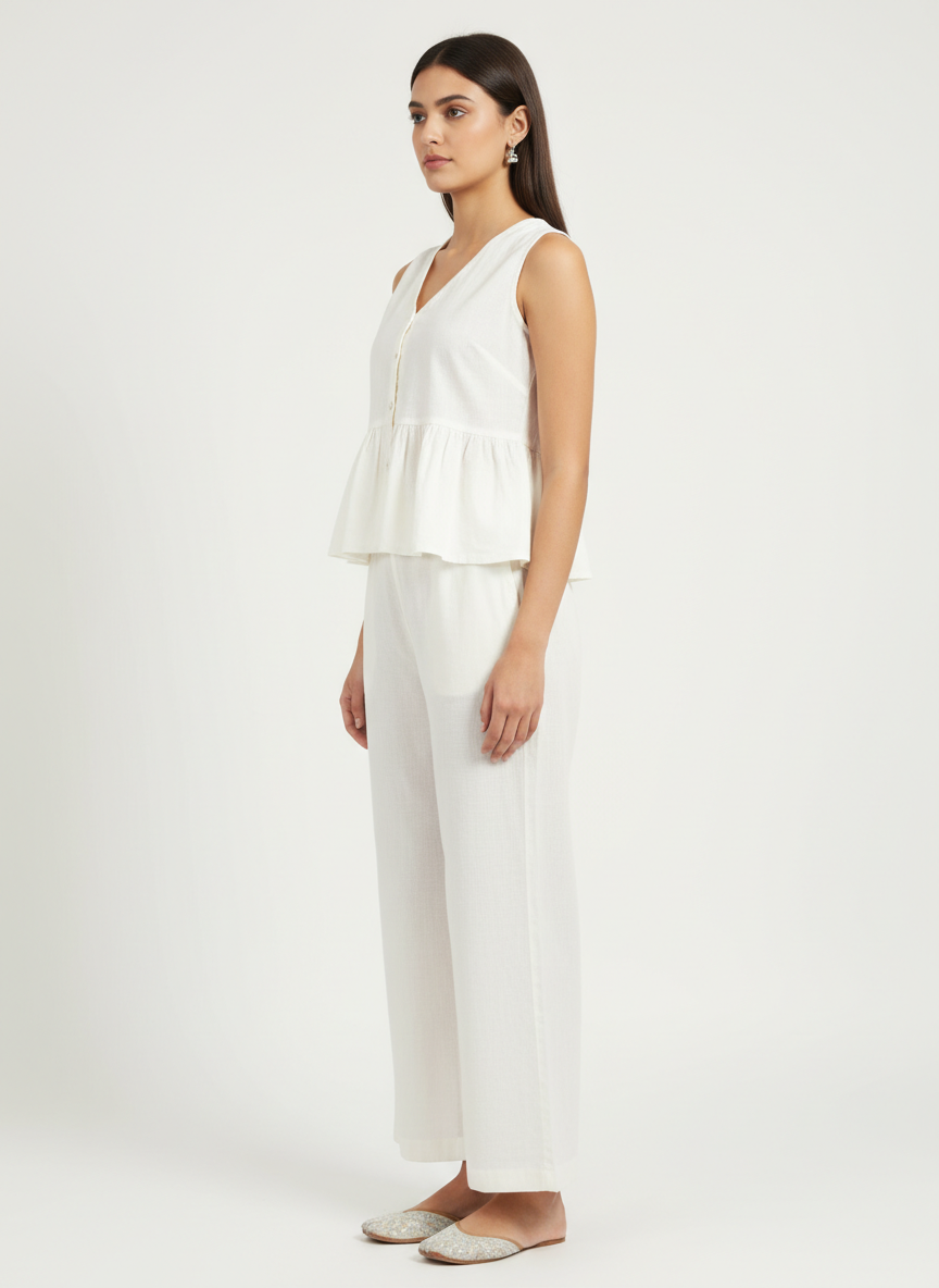 Peplum Full Length Co-ord Set