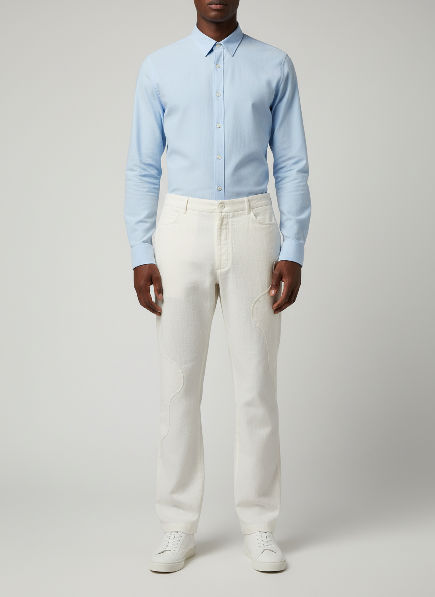 Formal Patchwork Pants