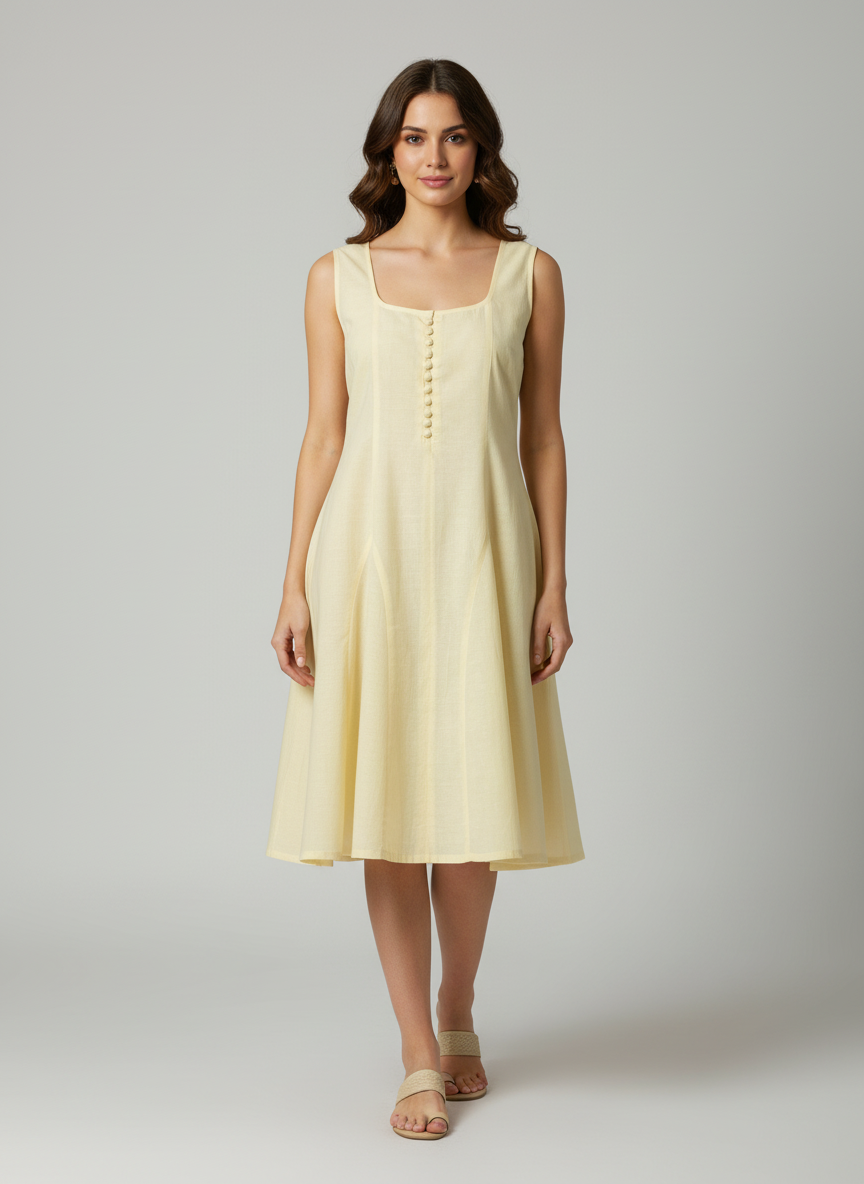 Godet Pannel Dress 
