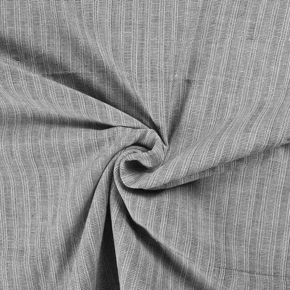Check Houndstooth Grey Khadi Cotton 100 GSM Handwoven Fabric