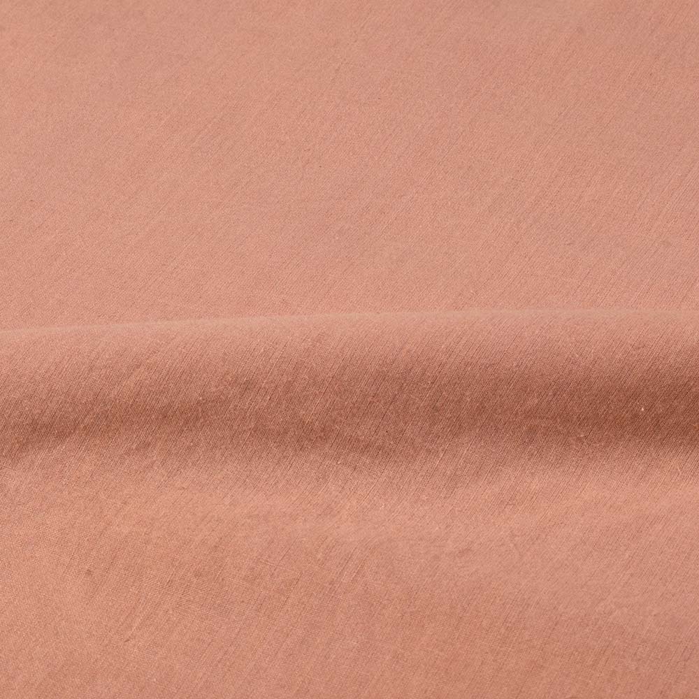 PLAIN PEACH PURE COTTON 70 GSM HANDWOVEN FABRIC