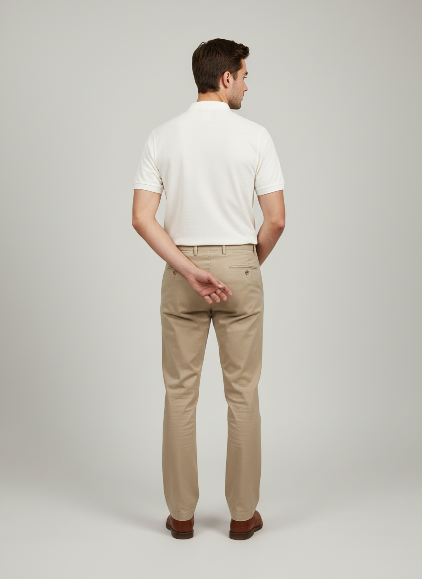 Polo Collared T-Shirt - Popover Placket 