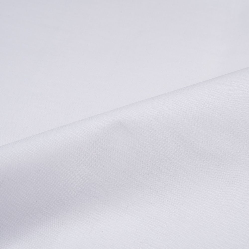 WHITE HANDSPUN & HANDWOVEN KHADI 90 GSM FABRIC - BLEACHED & DYEABLE