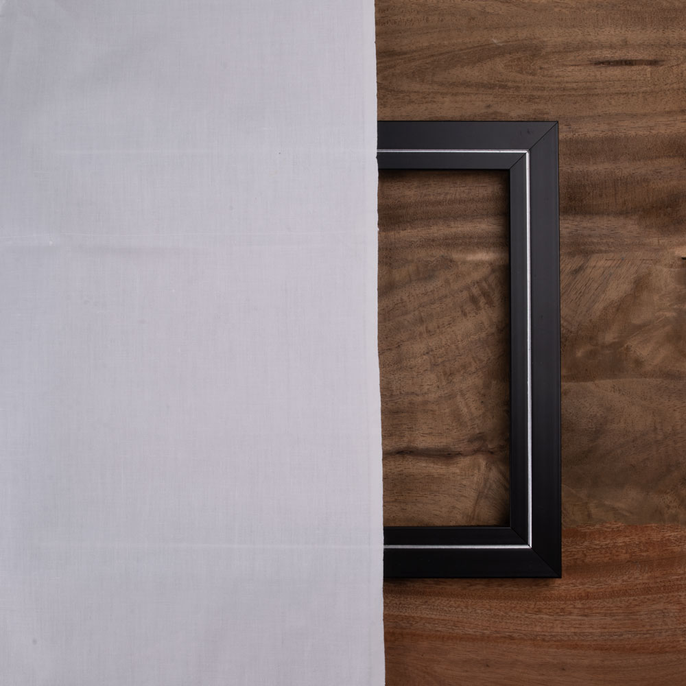 WHITE Calico KHADI COTTON 120 GSM FABRIC - BLEACHED, DYEABLE & 36