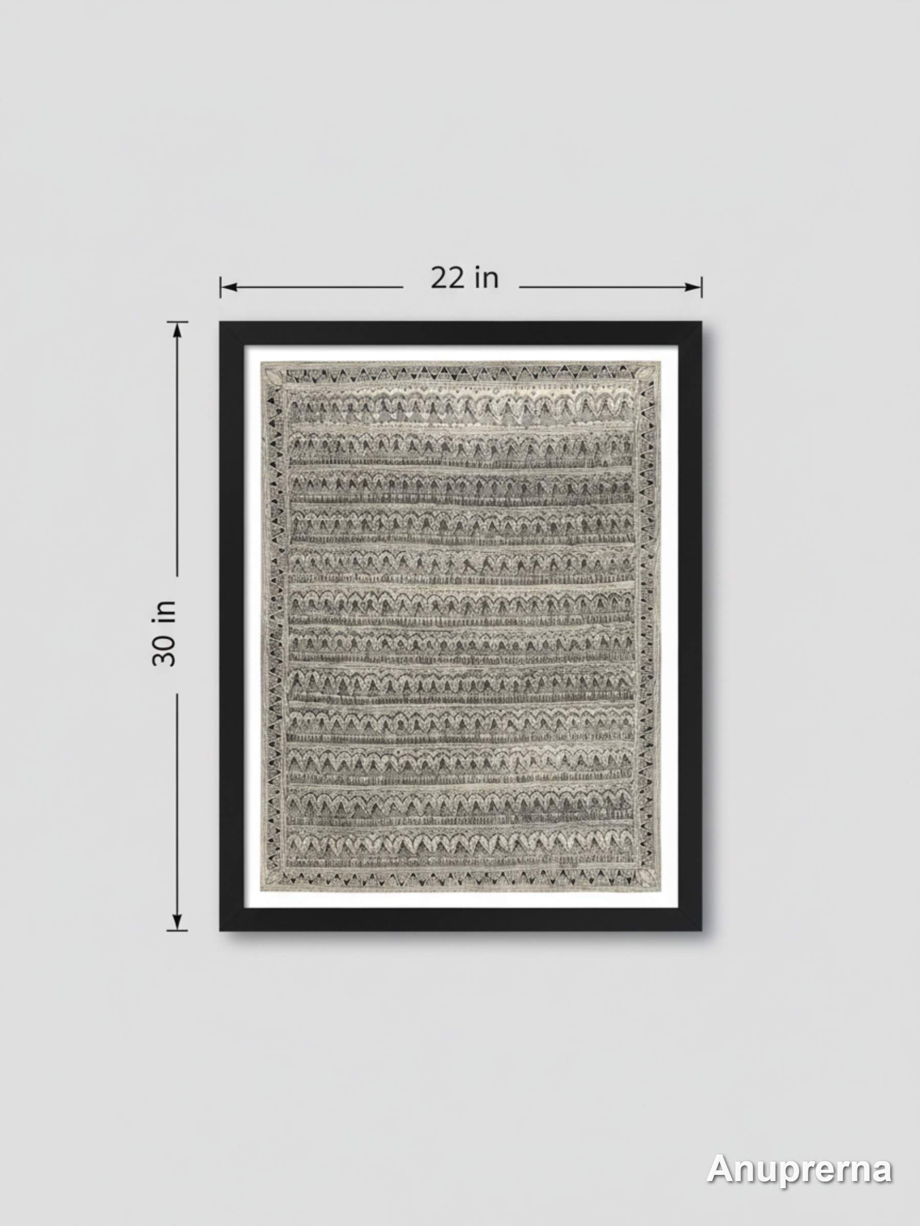 Lines Of Life Madhubani Wall Art Decor