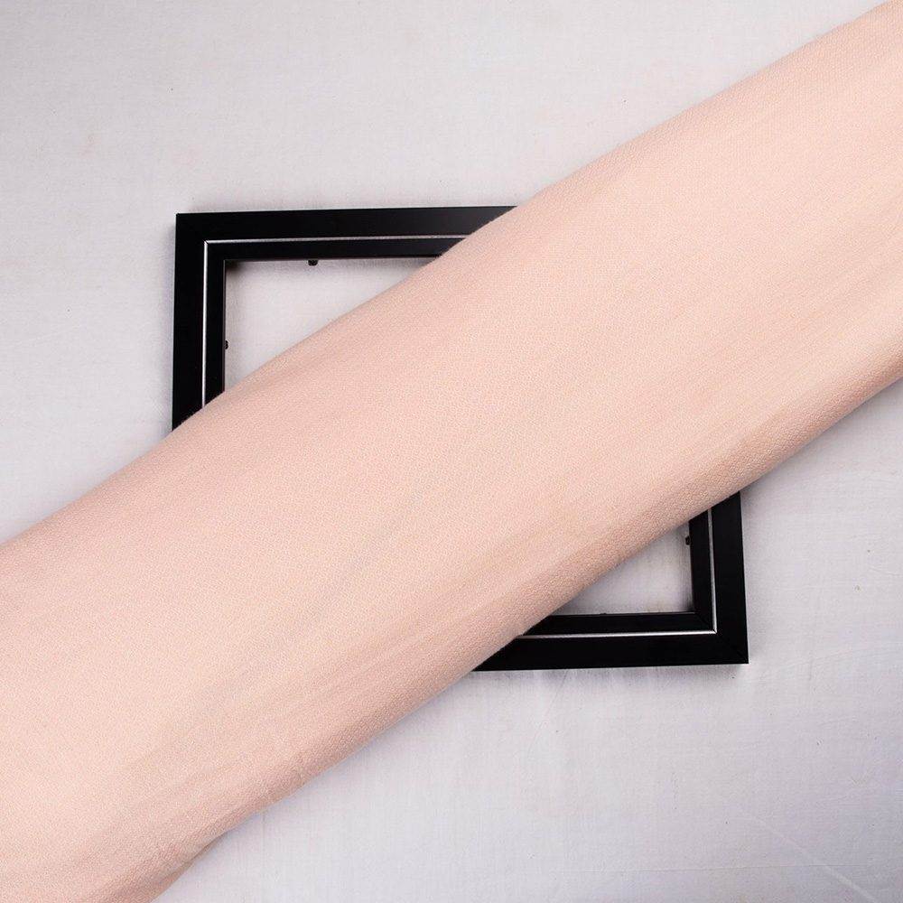 Peach Jacquard Mercerised Cotton 116 GSM Fabric