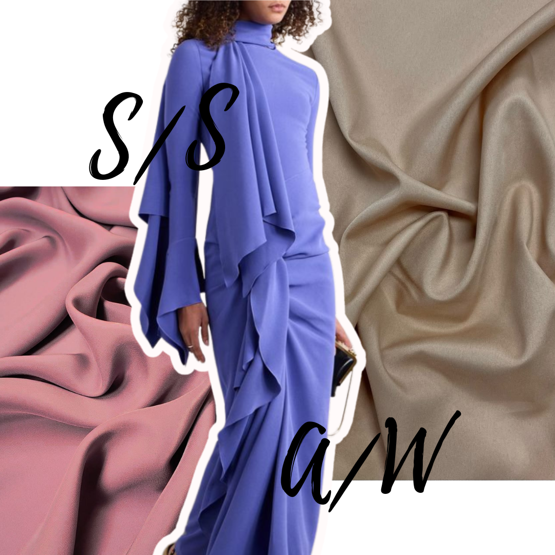 Crepe’s versatility makes it a fabric that transcends seasons
