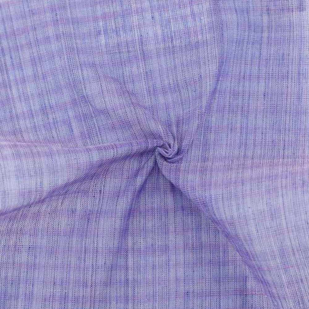 Stripe Purple Pure Cotton 64 GSM Handwoven Fabric C6