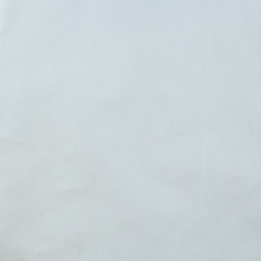 WHITE COTTON 68 GSM HANDWOVEN FABRIC - BLEACHED WHITE & DYEABLE