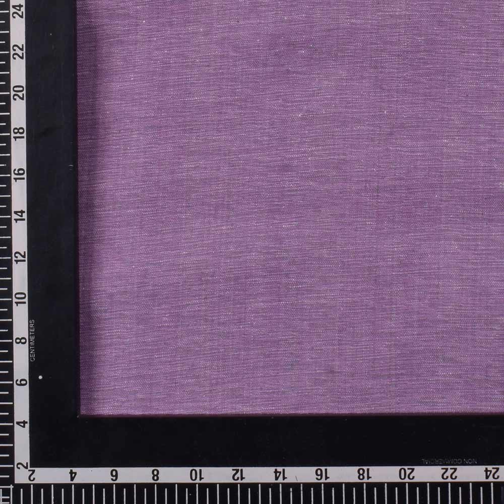 CHAMBRAY PURPLE KHADI COTTON 158 GSM HANDWOVEN FABRIC MT19