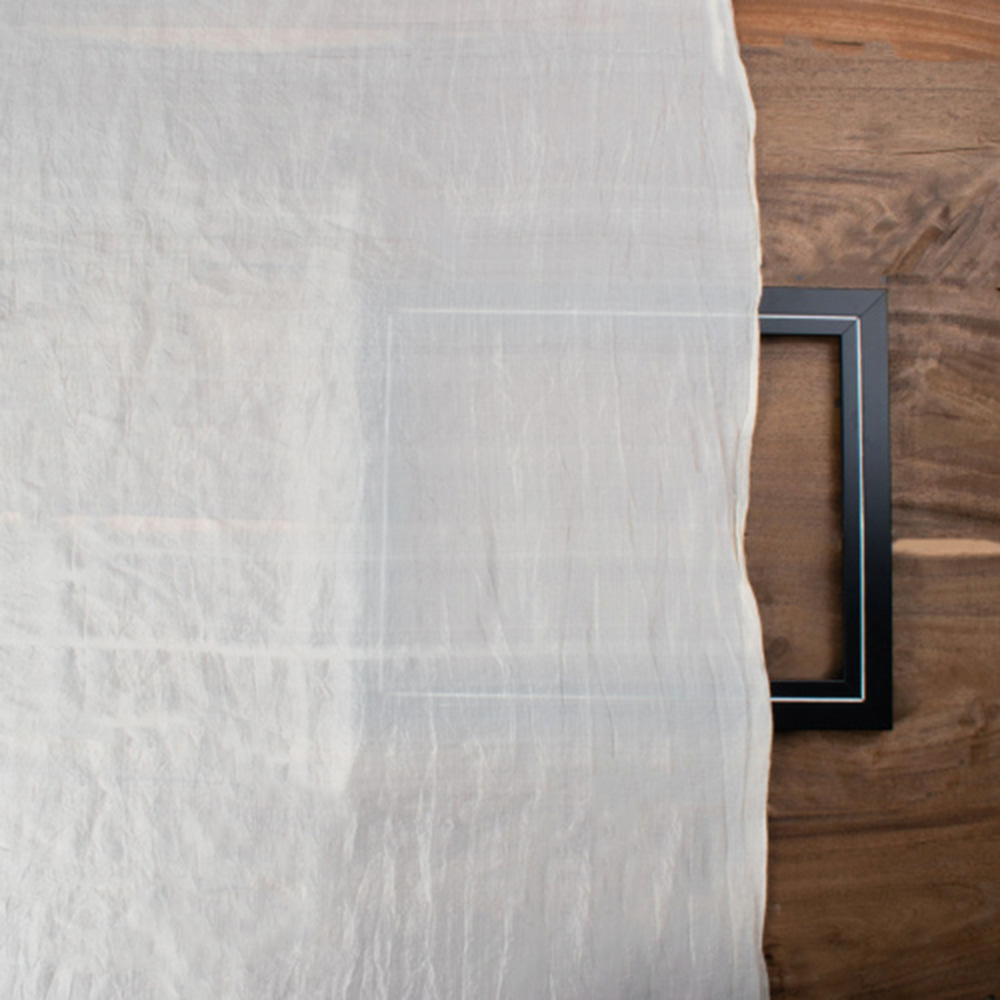Plain Natural Pure Mulberry Single Plyed Silk