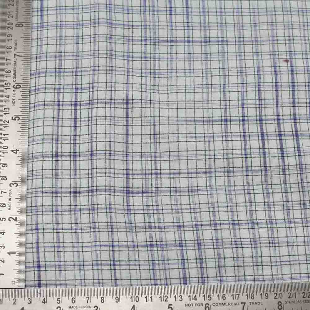 PURE COTTON YARN DYED 65 GSM FABRIC | DESIGN -CHECKS 