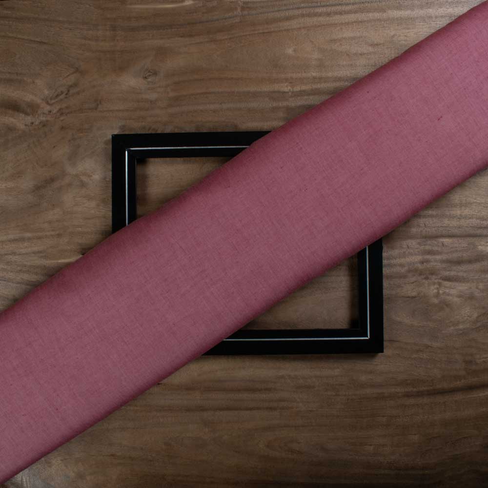 Pure Cotton Red Solid And Cross Color