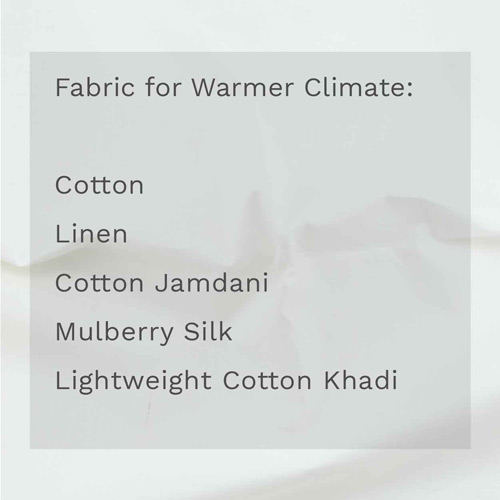 Fabric for Warmer Climate