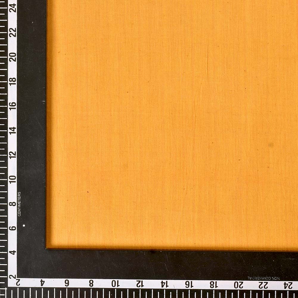 PLAIN MUSTARD PURE COTTON 92 GSM HANDWOVEN FABRIC