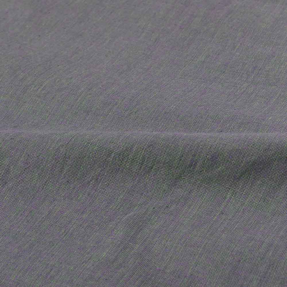 CHAMBRAY GREY PURE COTTON 95 GSM HANDWOVEN FABRIC