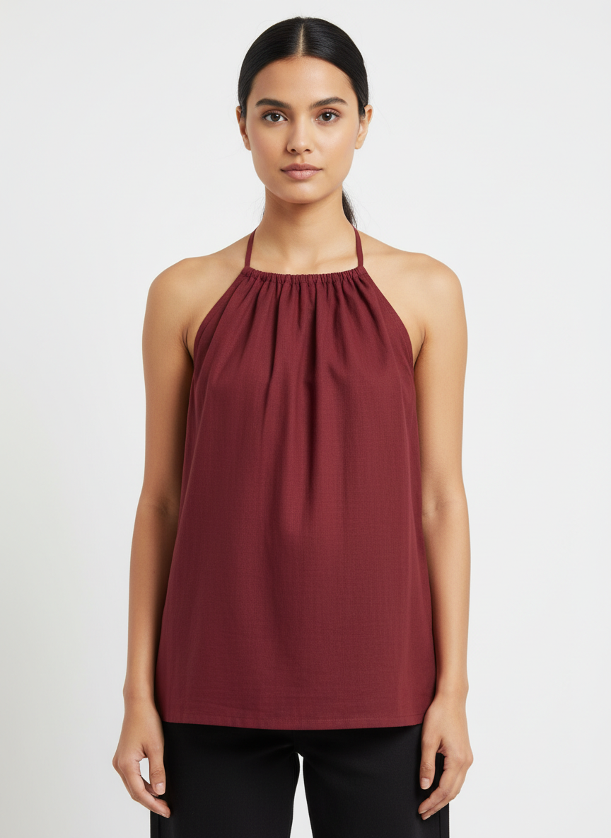 Lose Fit Halter Neck Top