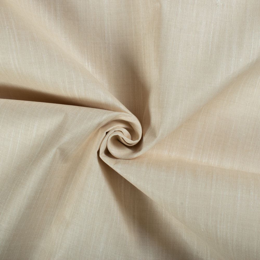PLAIN NATURAL PURE MATKA SILK 87 GSM HANDWOVEN FABRIC