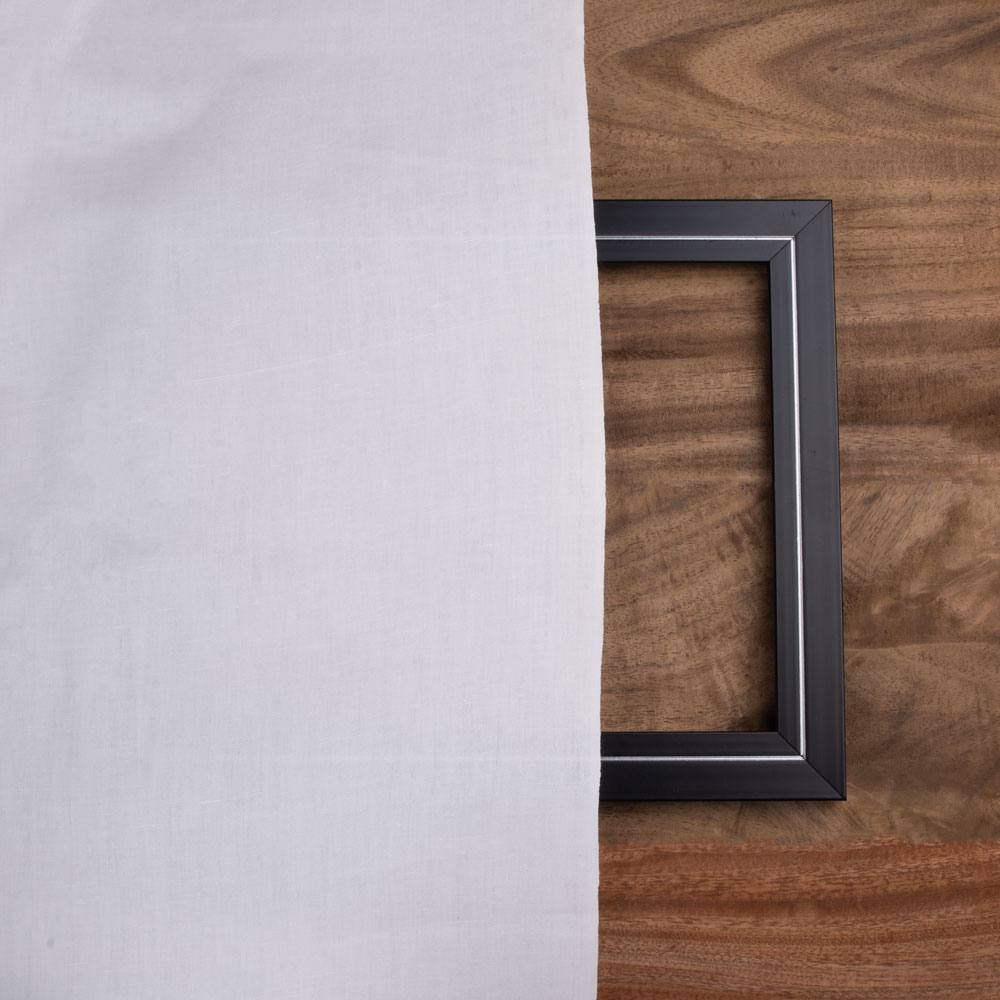 WHITE Calico KHADI COTTON 130 GSM FABRIC - BLEACHED, DYEABLE & 36 12