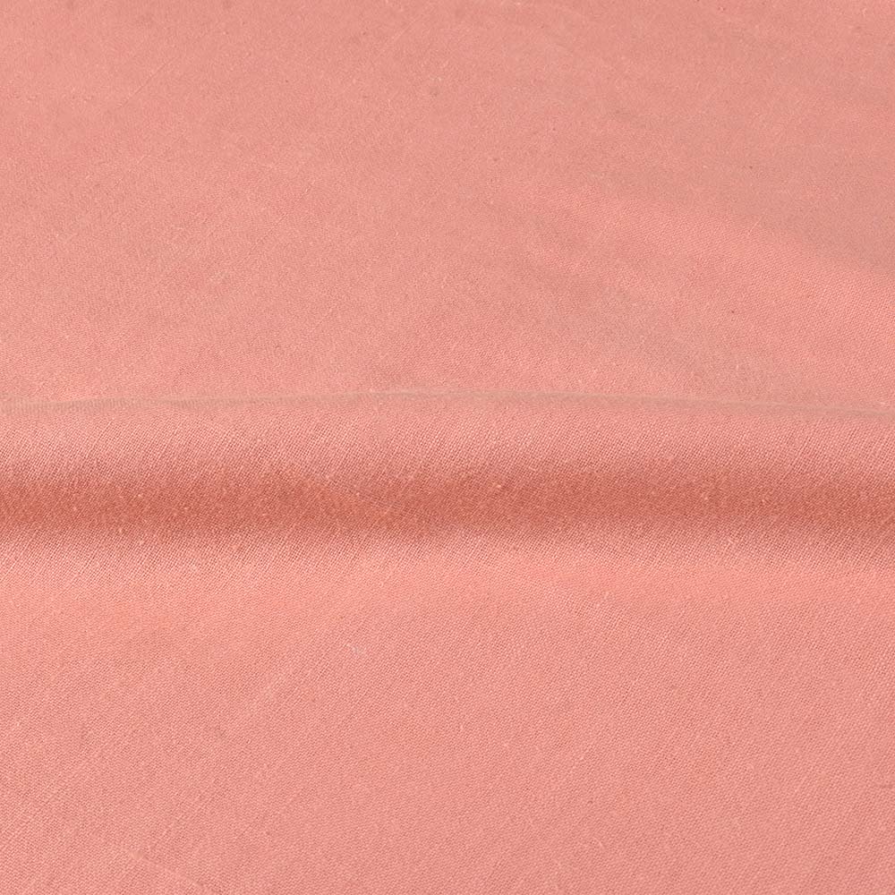 PLAIN PINK PURE KHADI 142 GSM HANDWOVEN FABRIC