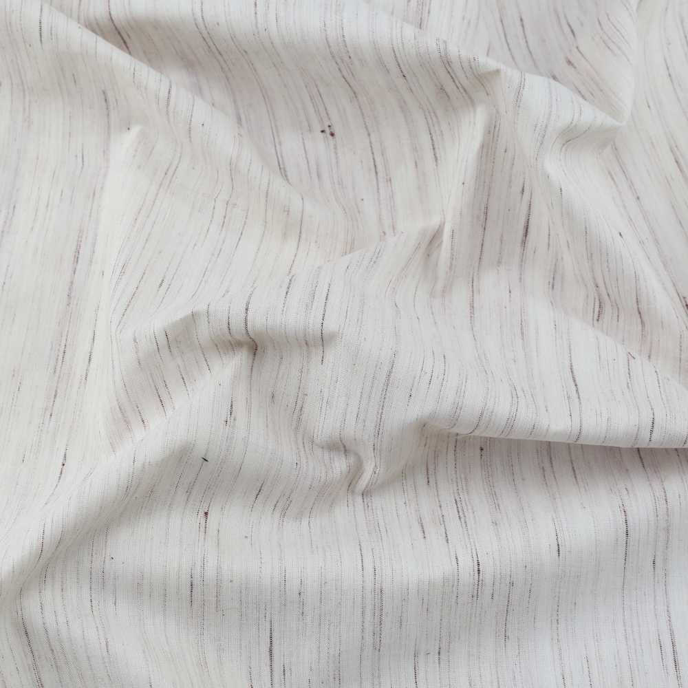 Handspun Cotton Khadi 105 GSM Fabric | Design-Stripes