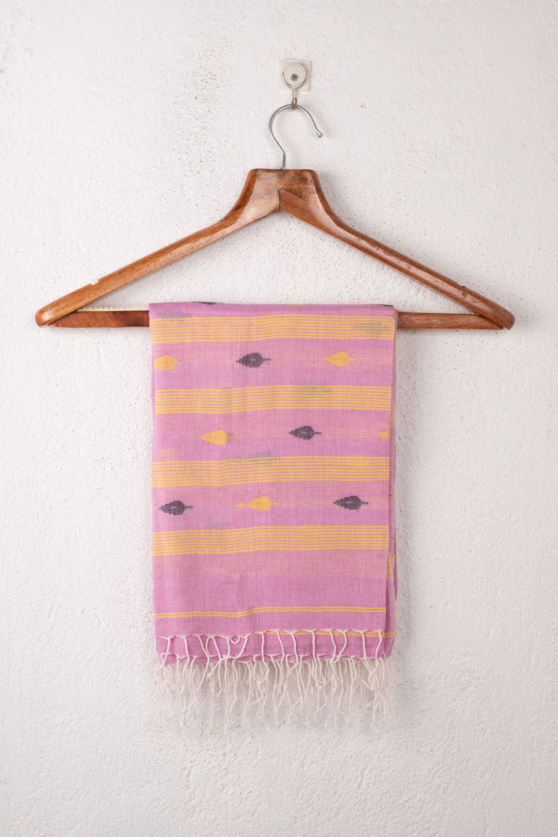 Handwoven Pink Scarf 88