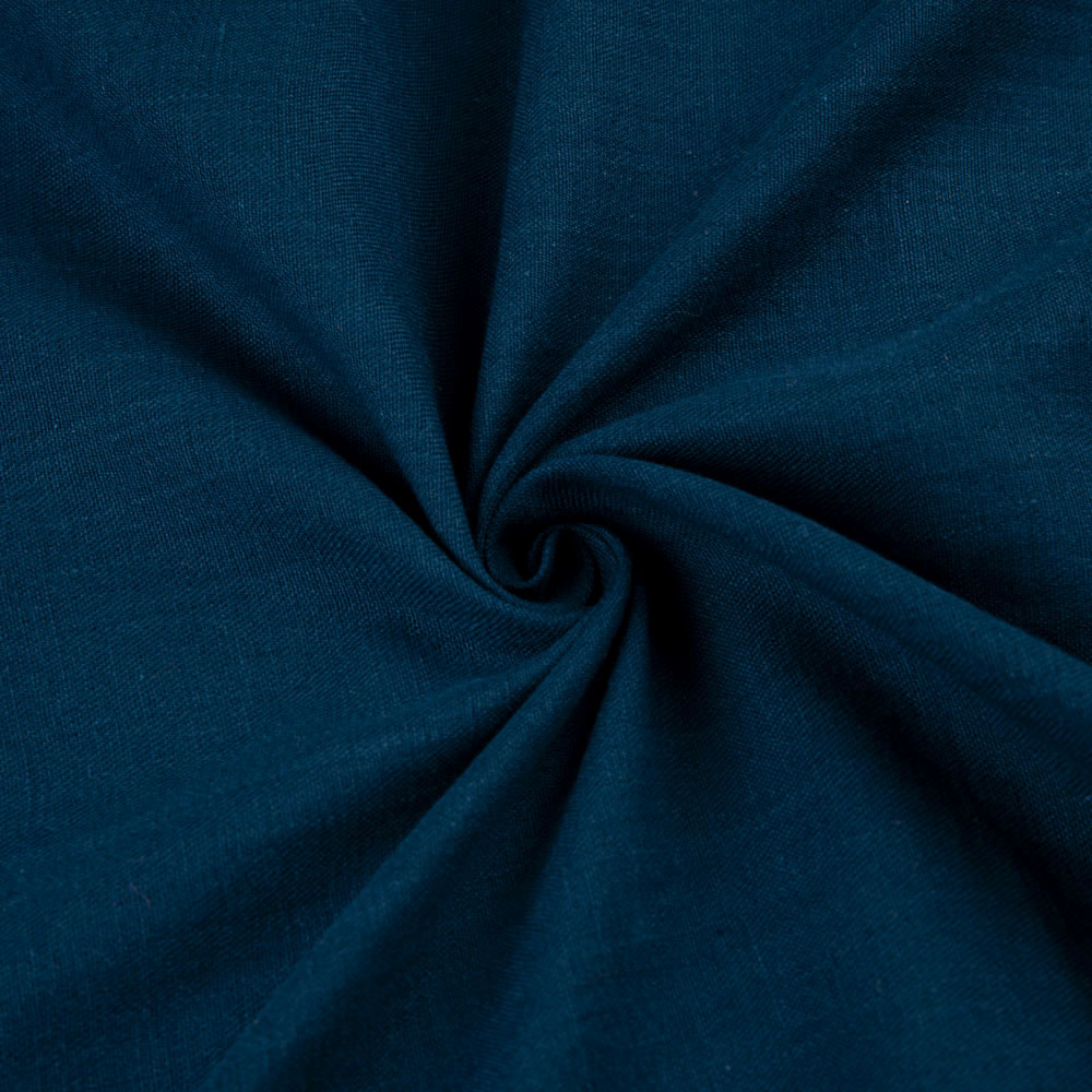 Denim Twill Royal Blue Pure Cotton 118 GSM Handwoven Fabric