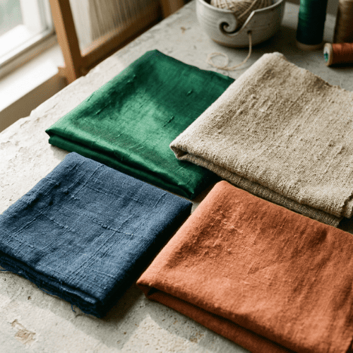Natural sheen and color depth across quality fabrics 