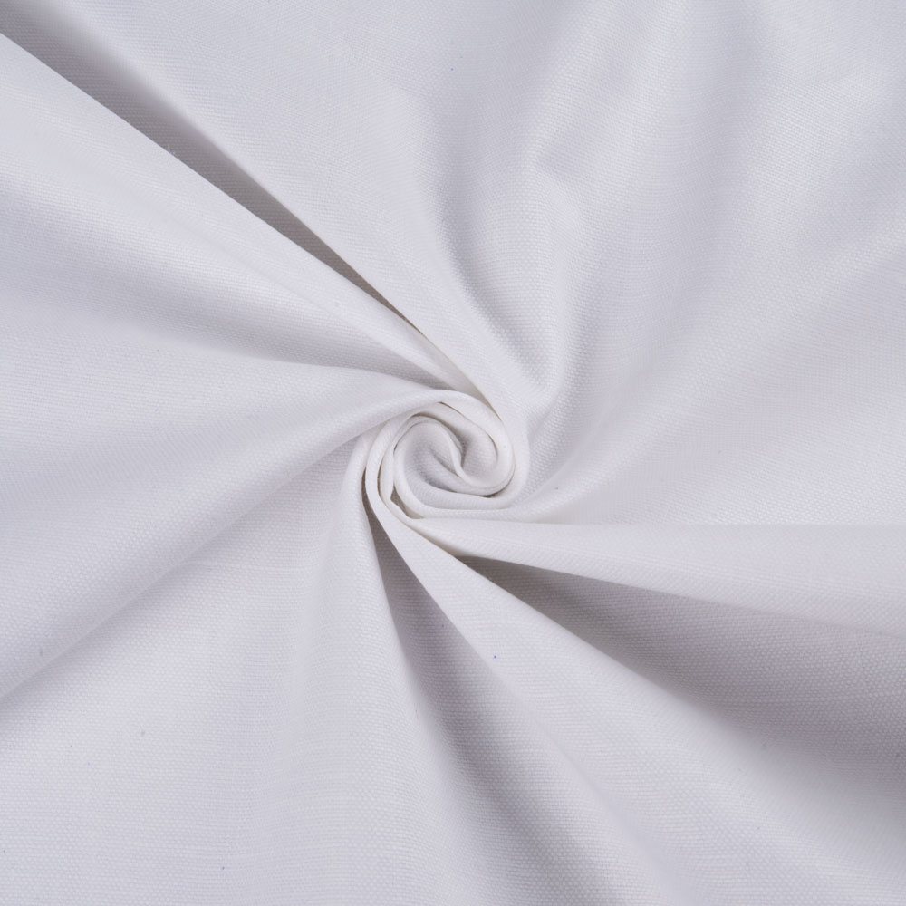 White Muslin Khadi Cotton 190 GSM Fabric - Bleached, Dyeable & 35 Inch Width