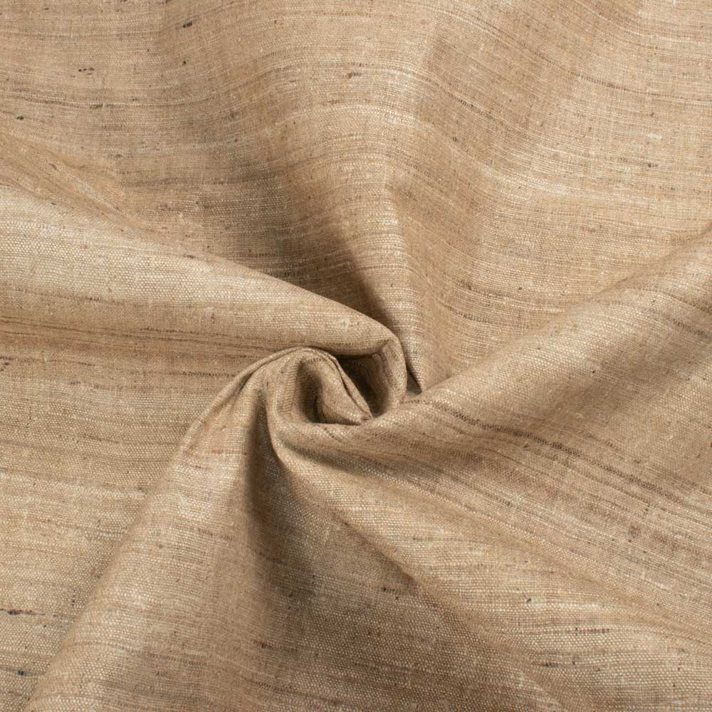 Plain Natural Pure Ketya Silk 150 GSM Handwoven Fabric
