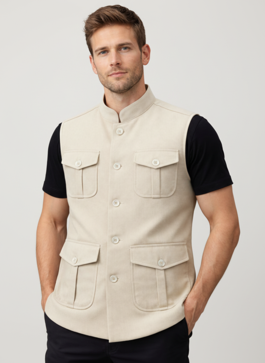 Vest Shirt With Pockets