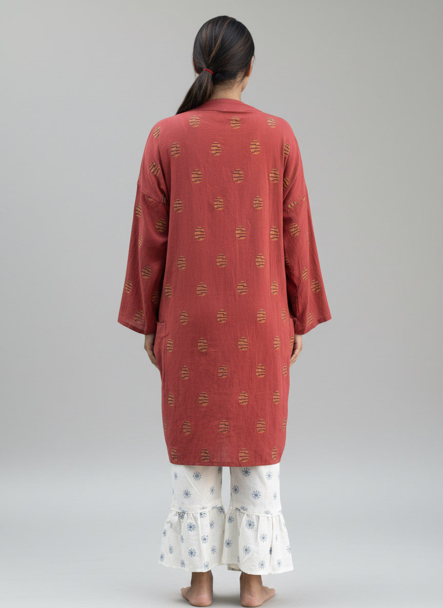 Jamdani Kimono jacket