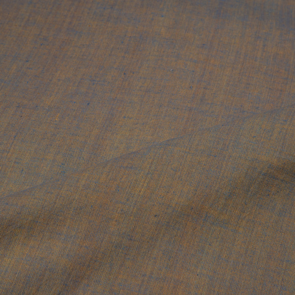 CROSS COLOUR OLIVE PURE COTTON 92 GSM HANDWOVEN FABRIC
