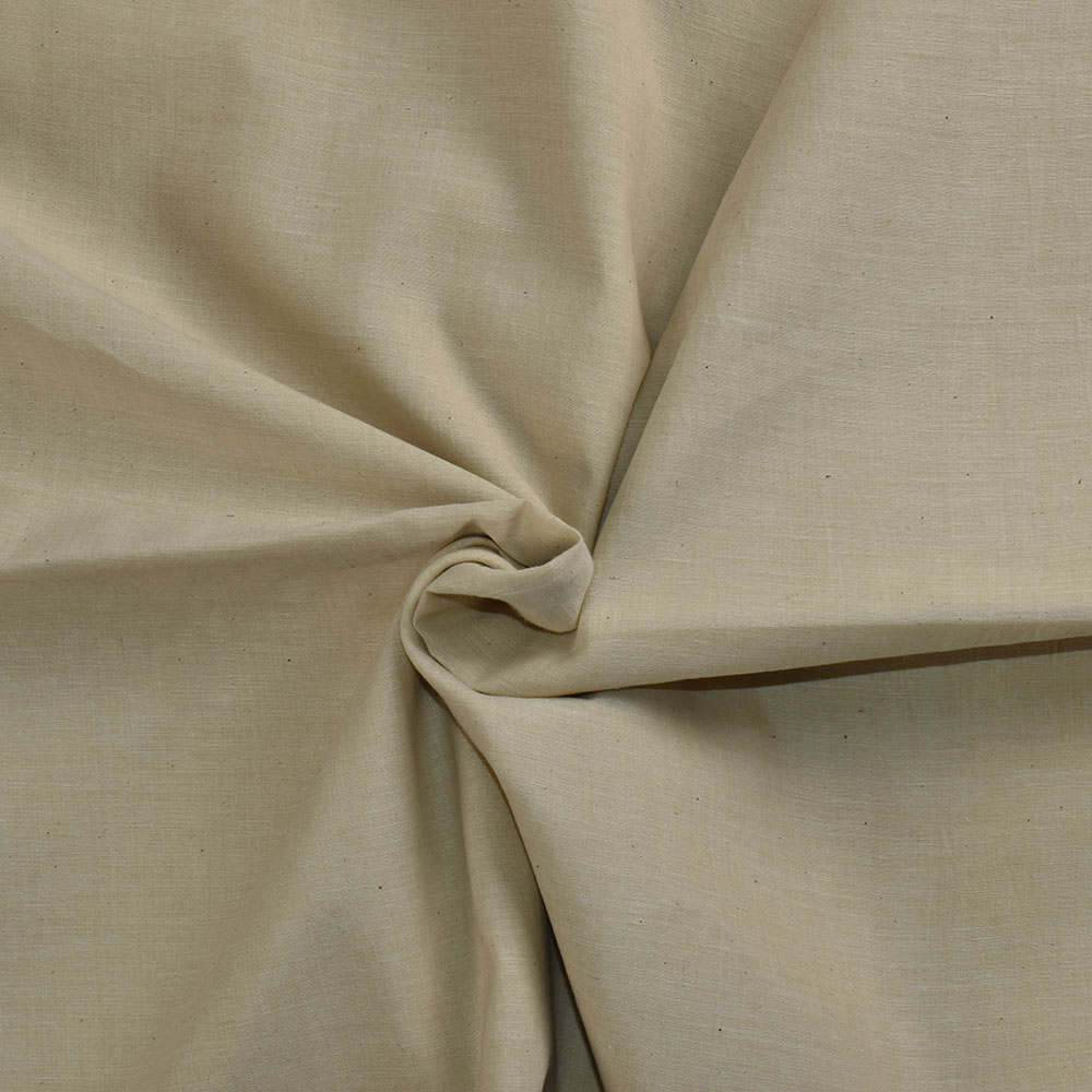 Chambray Grey Khadi Cotton 62 GSM Handwoven Fabric B19