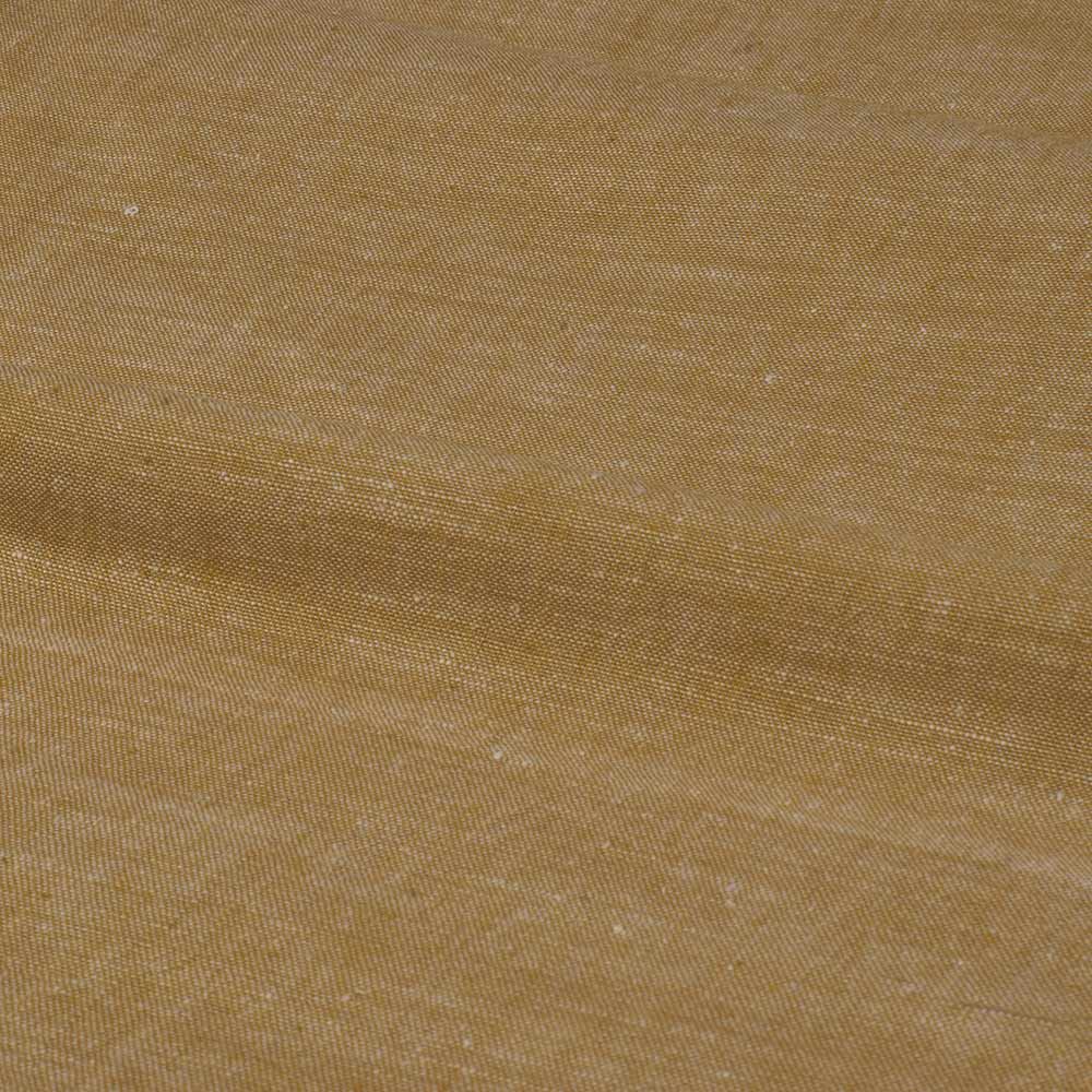 CHAMBRAY BROWN KHADI COTTON 115 GSM HANDWOVEN FABRIC