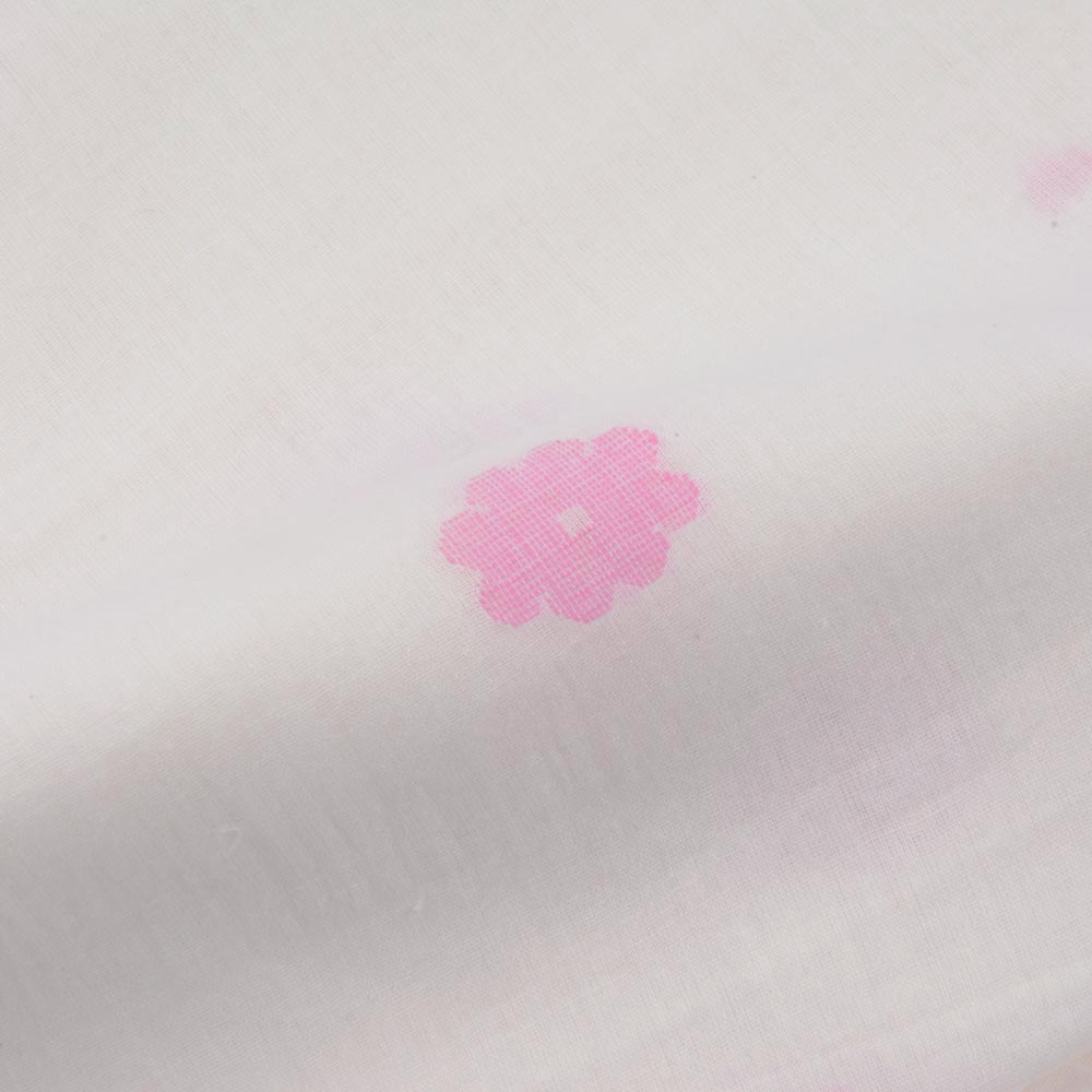 GEOMETRIC CREAM JAMDANI PURE COTTON 55 GSM FABRIC 122