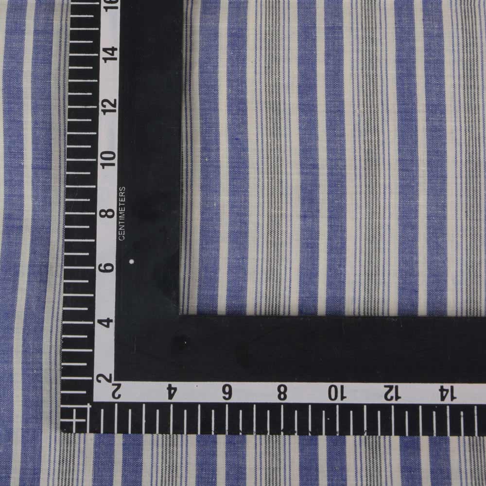STRIPE PURPLE PURE COTTON 92 GSM HANDWOVEN FABRIC