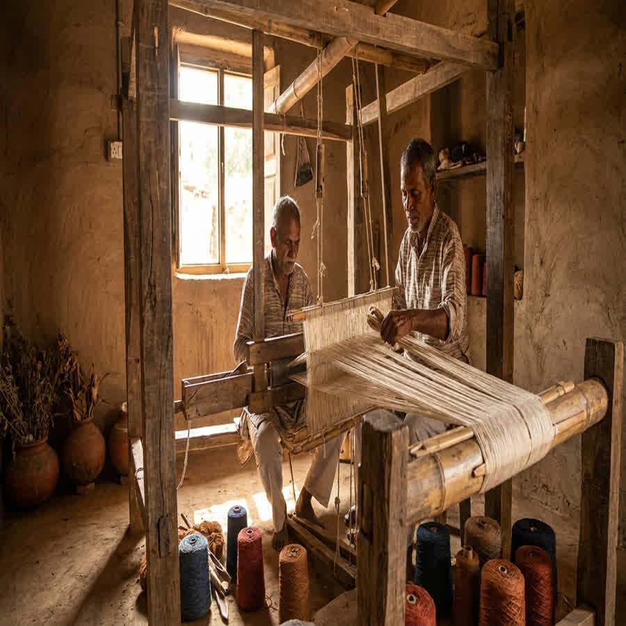 Sourcing from India: Handloom Jacquard Fabric vs Artisanal Embroidery — Anuprerna handloom