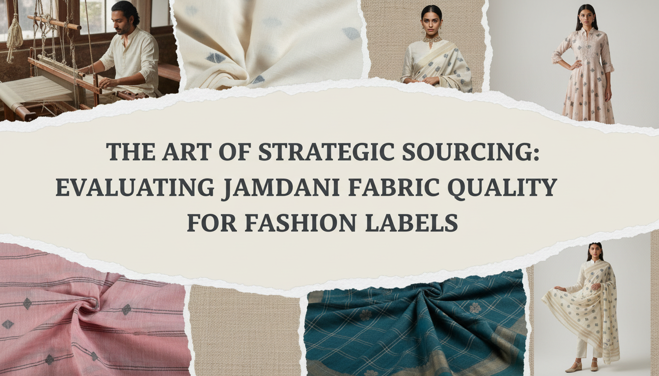 Strategic Sourcing: Evaluating Jamdani Fabric Quality for Fashion Labels