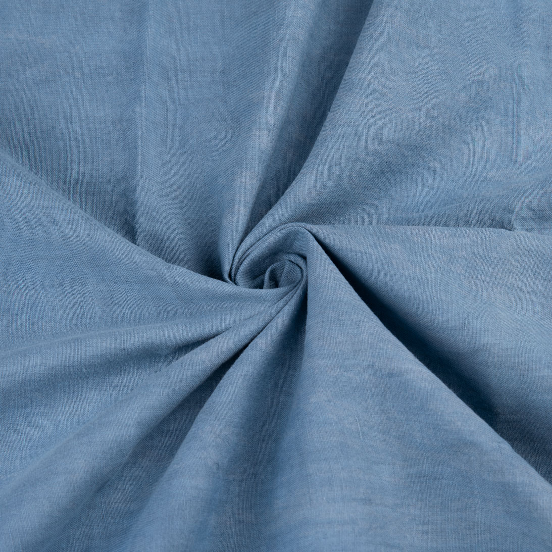 Plain Blue Natural Indigo Dyed 115 GSM Handwoven Cotton Fabric
