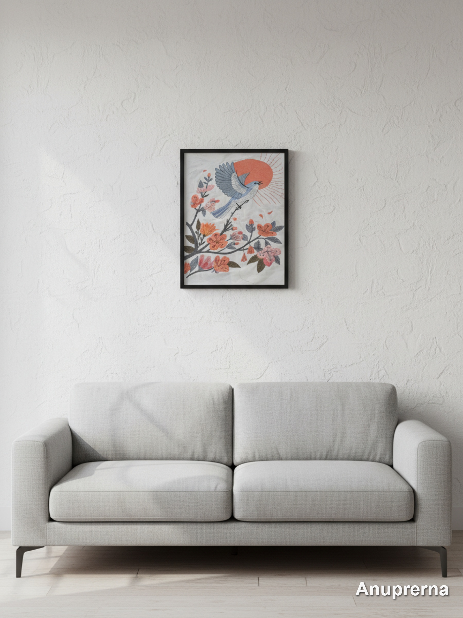 Freedom Of Flight Kantha Wall Art Decor