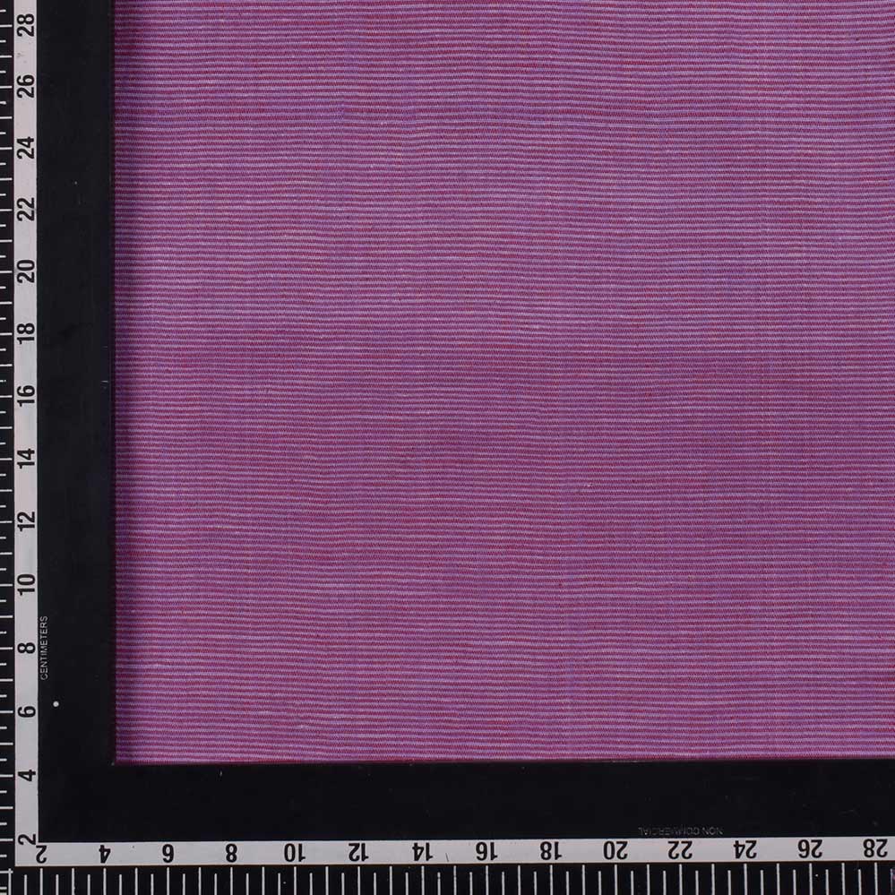 CHAMBRAY PURPLE KHADI COTTON 158 GSM HANDWOVEN FABRIC MT5