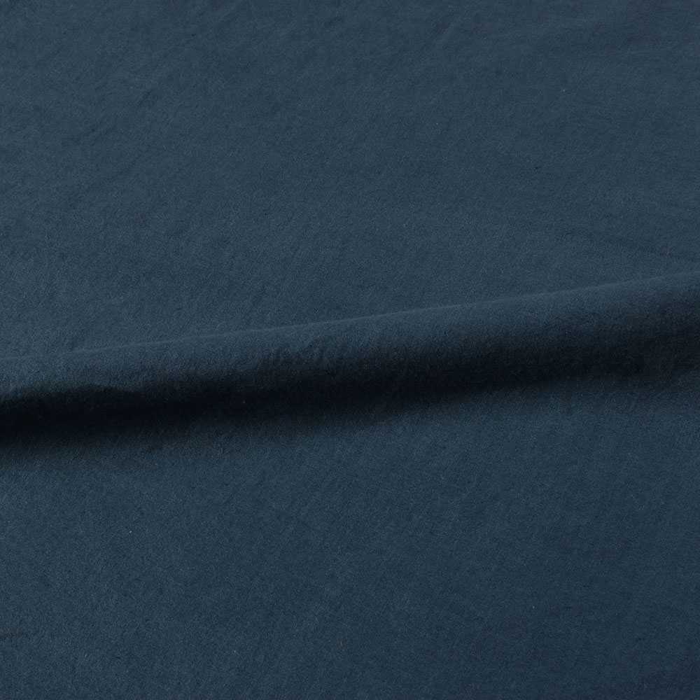 PLAIN MIDNIGHT BLUE PURE COTTON 67 GSM HANDWOVEN FABRIC