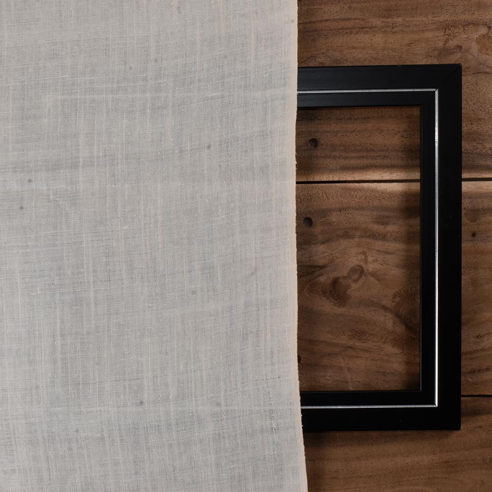 PLAIN NATURAL PURE MATKA SILK 105 GSM HANDWOVEN FABRIC