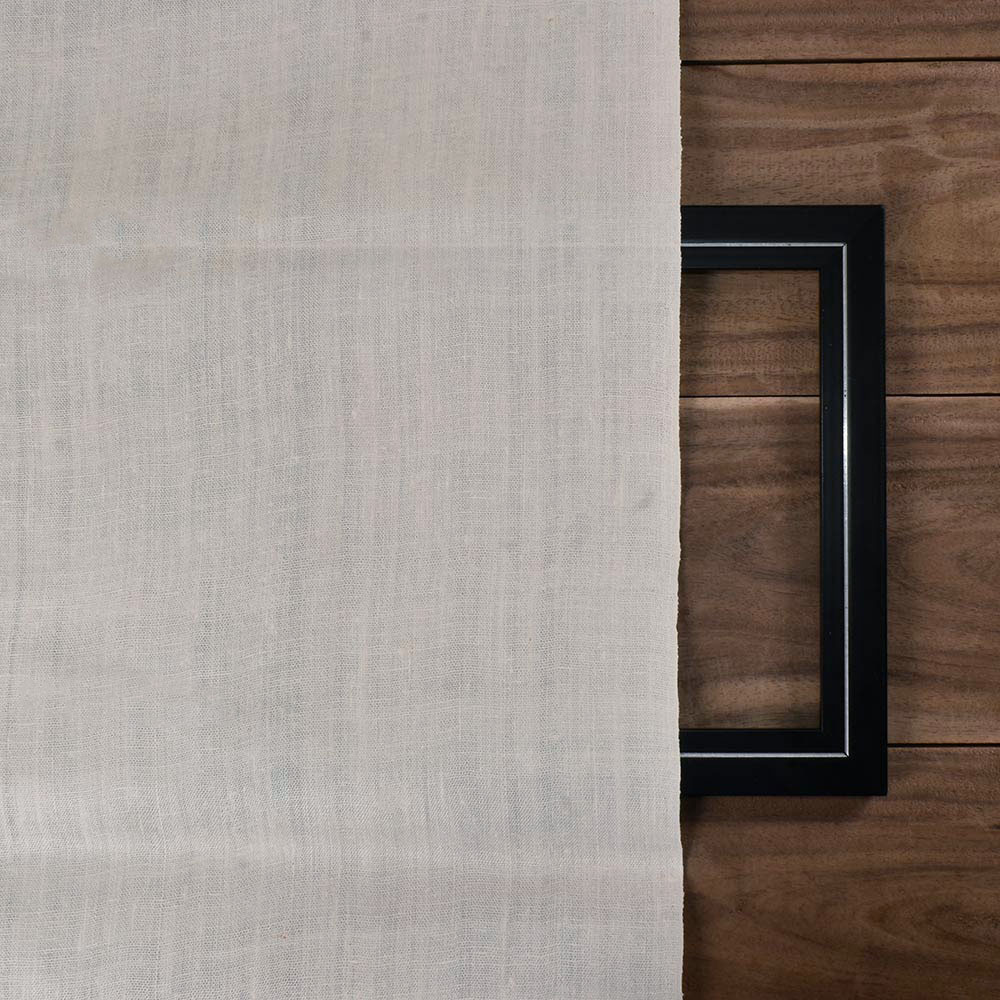 PLAIN NATURAL PURE MATKA SILK 145 GSM HANDWOVEN FABRIC