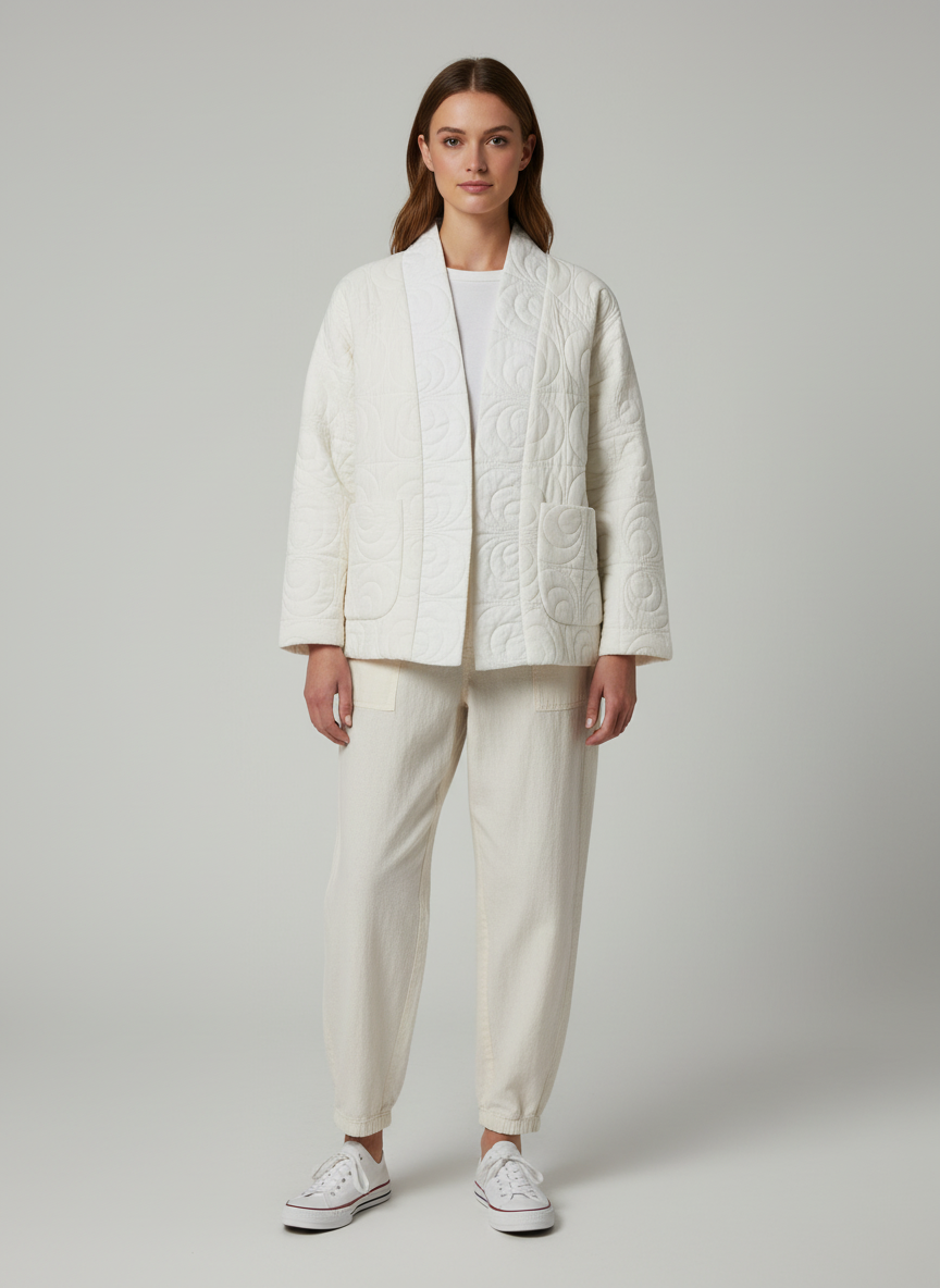 Embroidery Quilted Jacket
