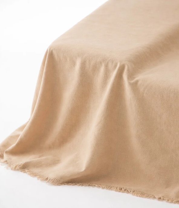 Beige Cotton Fabric