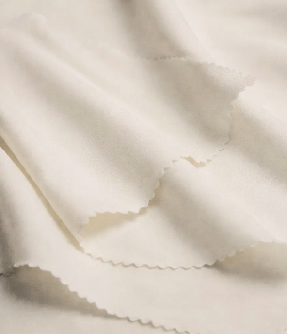 Cream Cotton Fabric